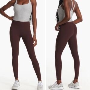 Vuori Colorblock Corset Jumpsuit One Piece Maroon Gray Activewear Size S